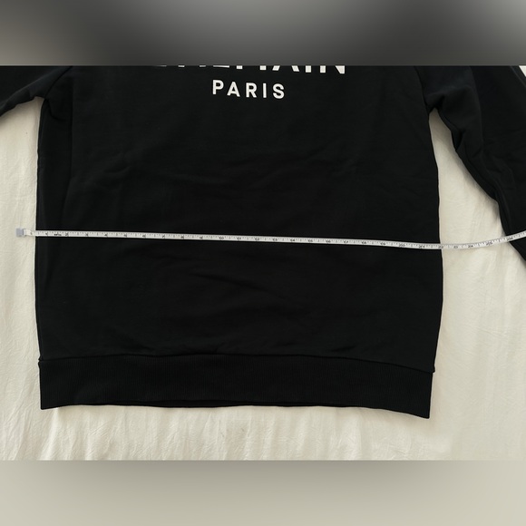 Balmain Foil Sweatshirt ‘Noir/Argent’ - Picture 13 of 16